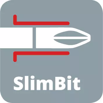 Pictogramme Wiha indiquant le système de slimBits pour le speedE II