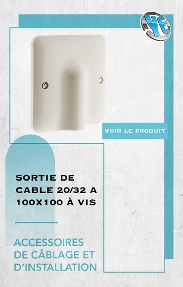 Visuel YESSS Électrique Pro consacré à une sortie de câble