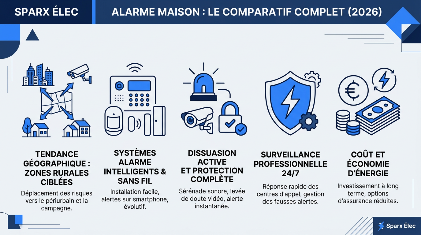Alarme maison : le comparatif complet