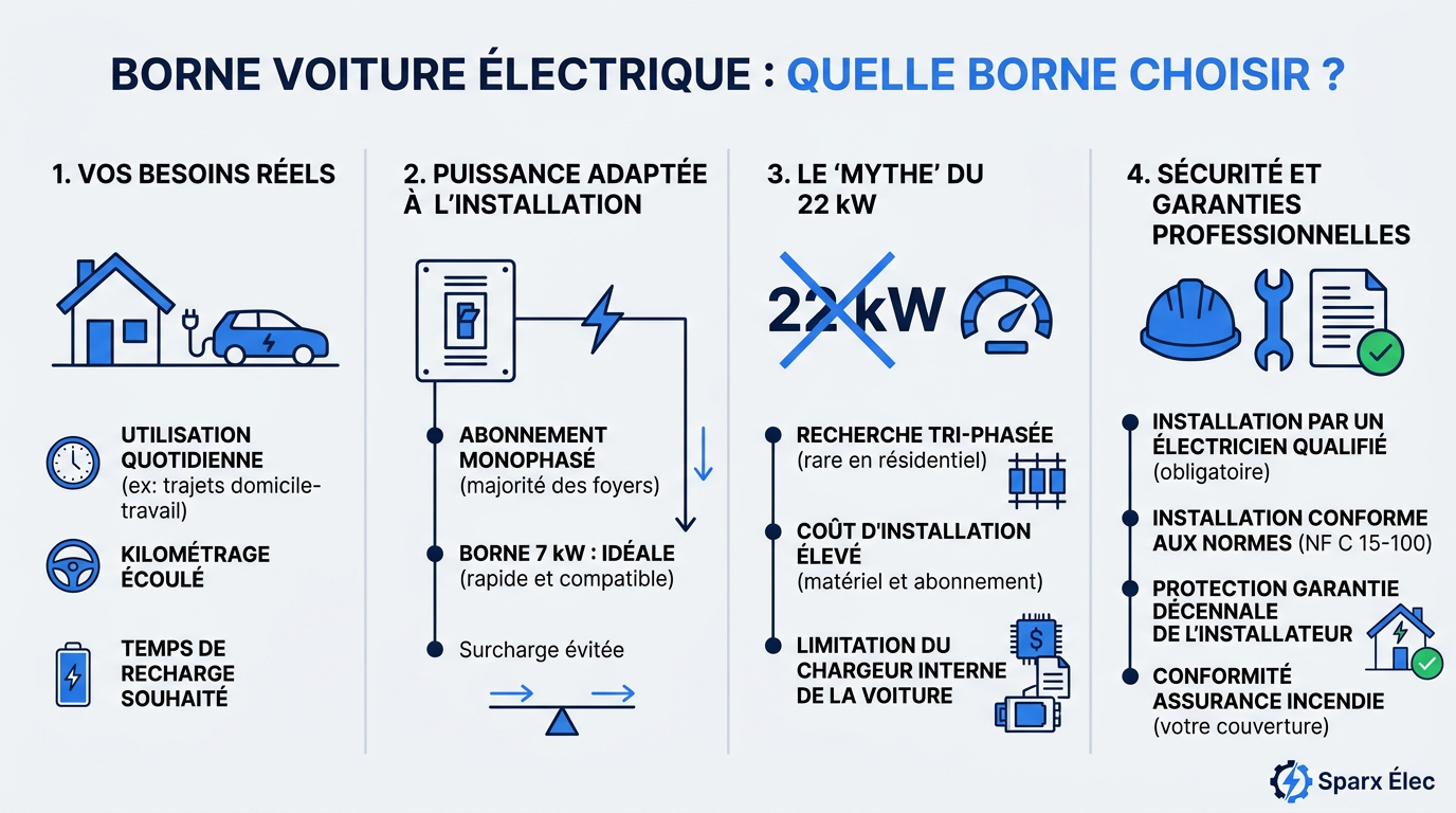 Borne voiture électrique : quelle borne choisir ?