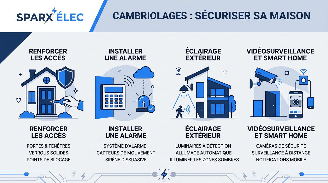 Cambriolages : comment sécuriser sa maison ?
