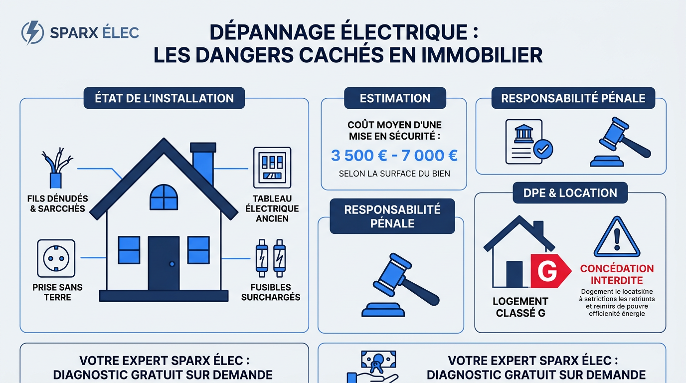 Dépannage électrique : les dangers cachés en immobilier