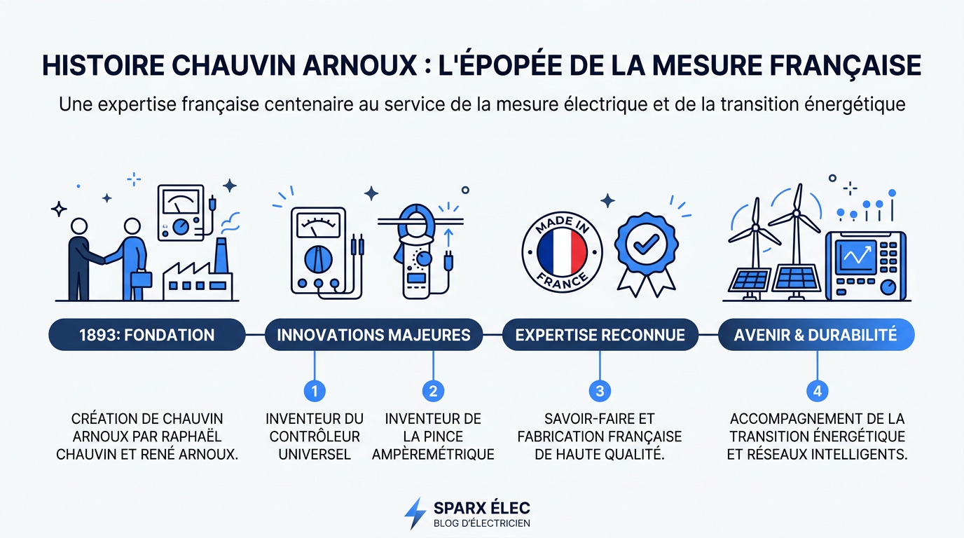 Histoire Chauvin Arnoux : l'épopée de la mesure française
