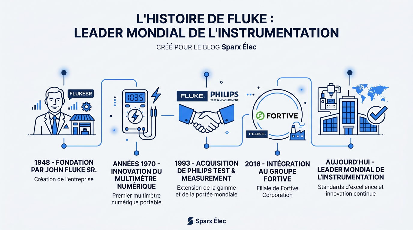L'histoire de Fluke : leader mondial de l'instrumentation