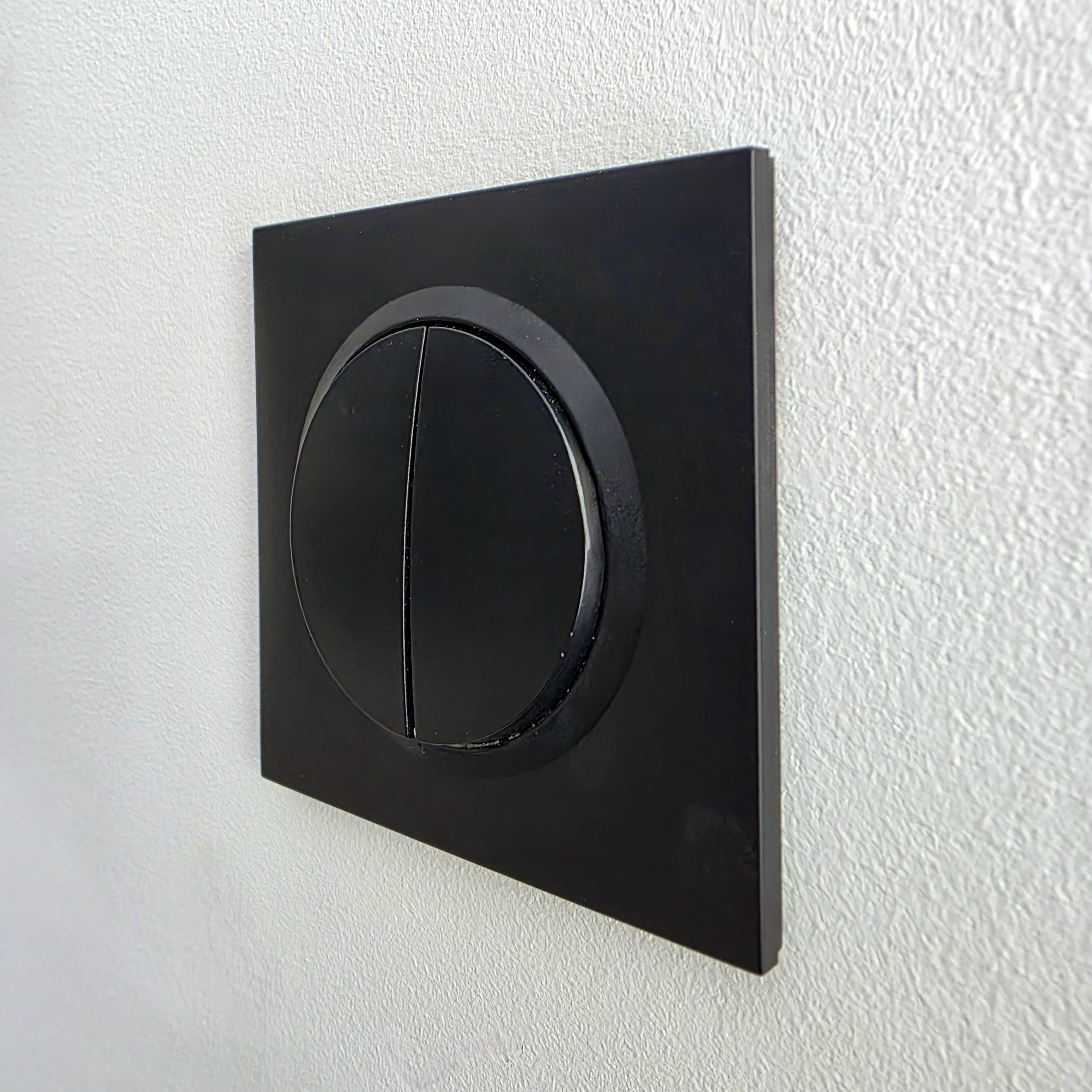 Double interrupteur Schneider Odace noir
