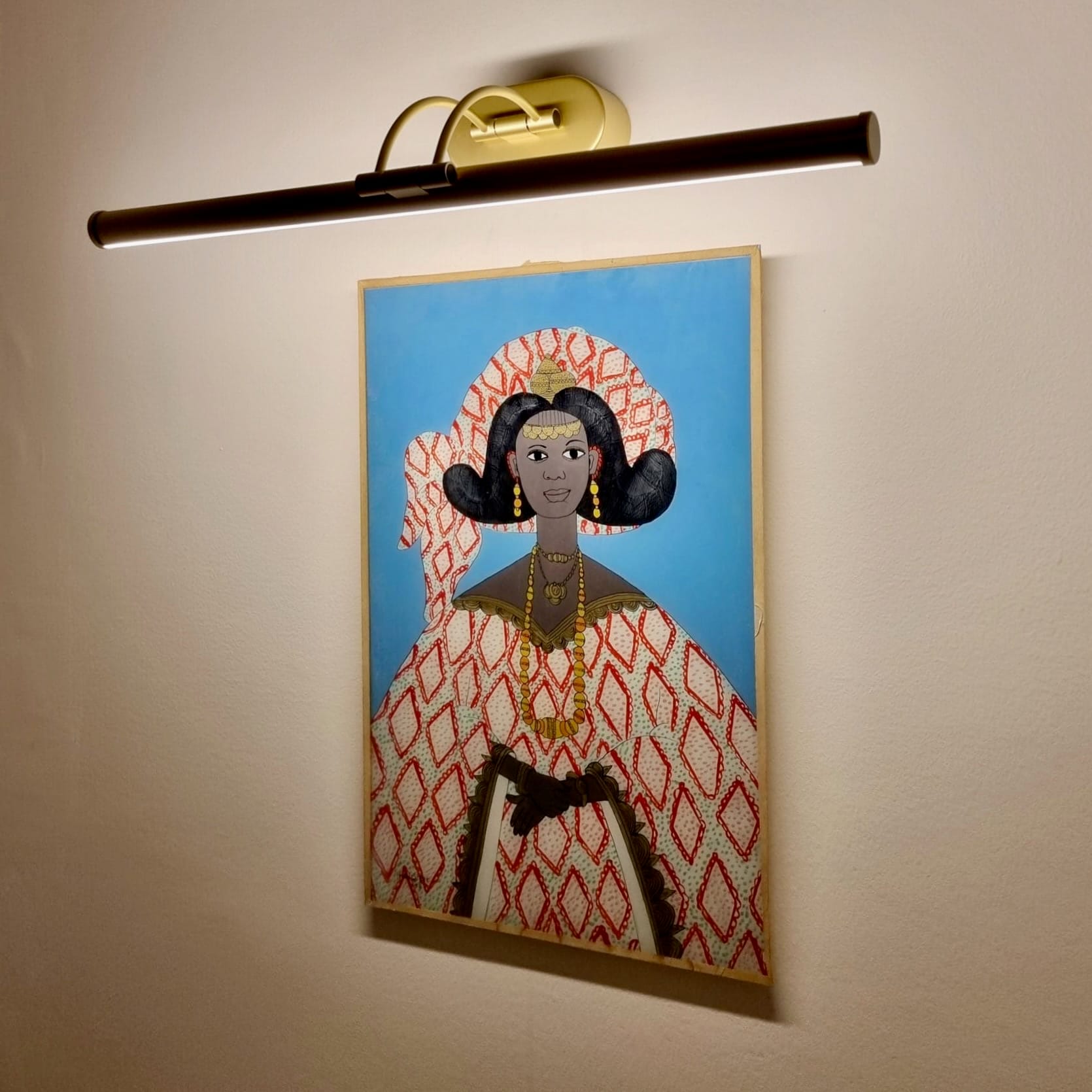 Luminaire LED de type panneau installé dans un intérieur